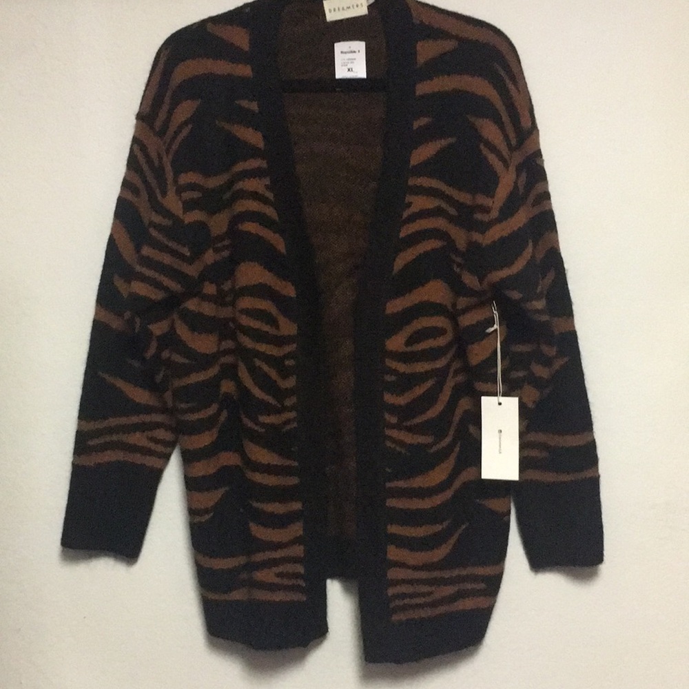 Dreamers Open Front XL Cardigan
